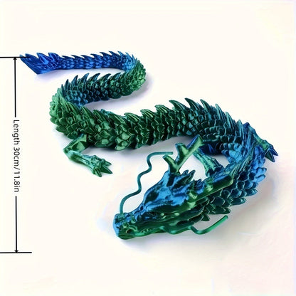 Ensemble de 4 figurines de dragon en cristal imprimées en 3D, objets de collection, décoration moderne pour maison ou bureau, sculpture en cristal, cadeau artistique pour collectionneurs de dragons, 14 ans et plus
