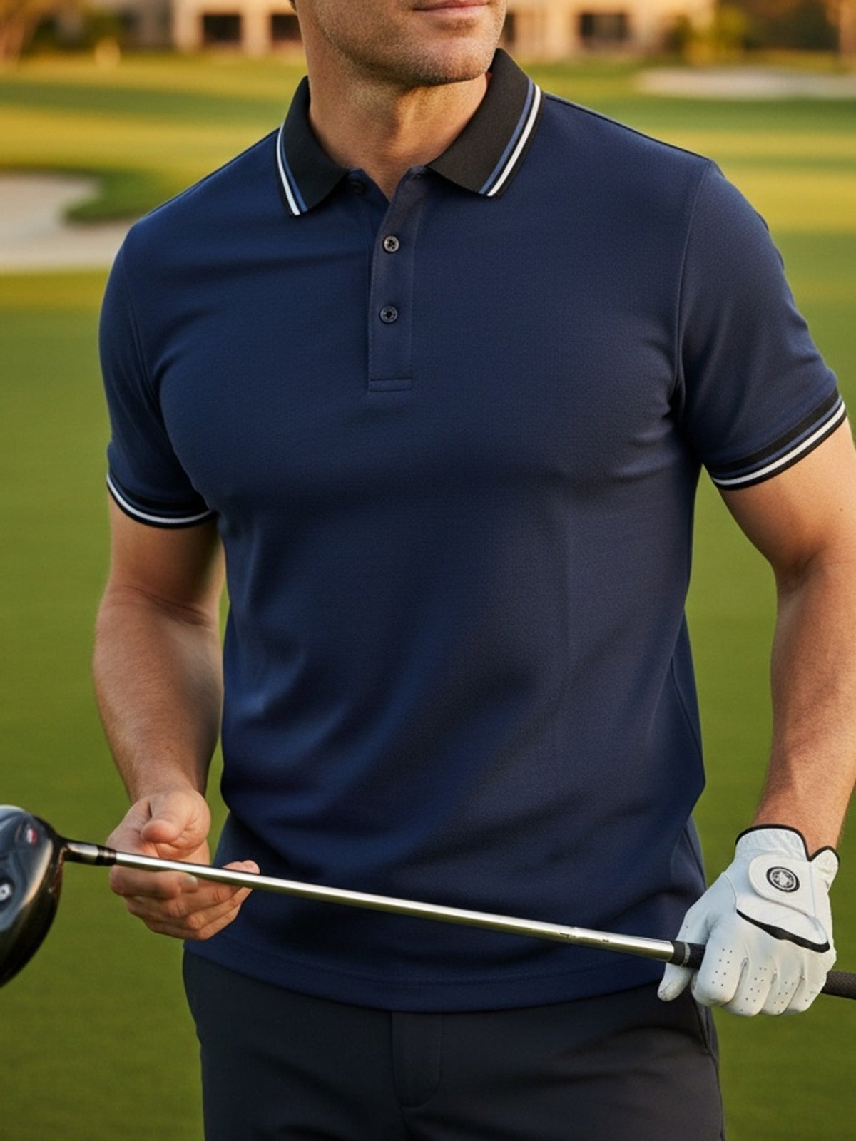 Lot de 6 polos pour homme, manches courtes, sport, golf, décontracté, été, plein air – Polo respirant et anti-humidité pour homme, couleurs assorties, tailles S à XXL