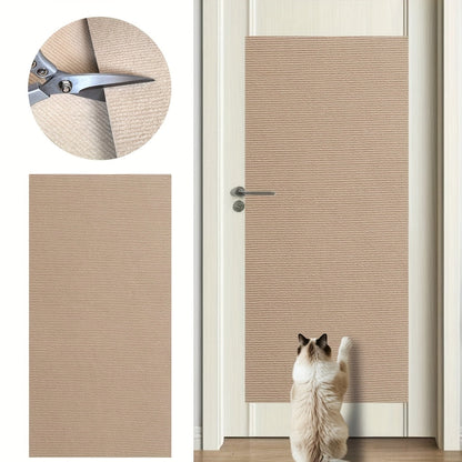 Self-Adhesive Cat Scratching Mat for Walls & Furniture – Scratch-Resistant Felt & Polyester Cat Climbing Pad, Furniture Protector, Interactive Indoor Cat Scratcher for Home Decor