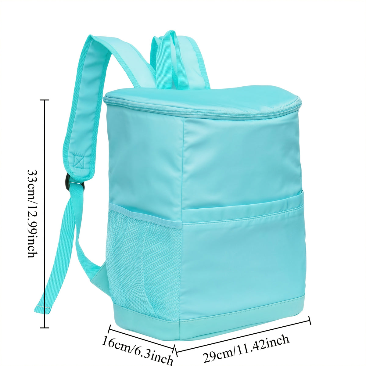 Sac à dos glacière isotherme 30 canettes motif léopard avec poches en filet et bretelles réglables - Sac glacière en nylon étanche pour la plage, le camping, le pique-nique, la randonnée, les voyages et l'usage quotidien