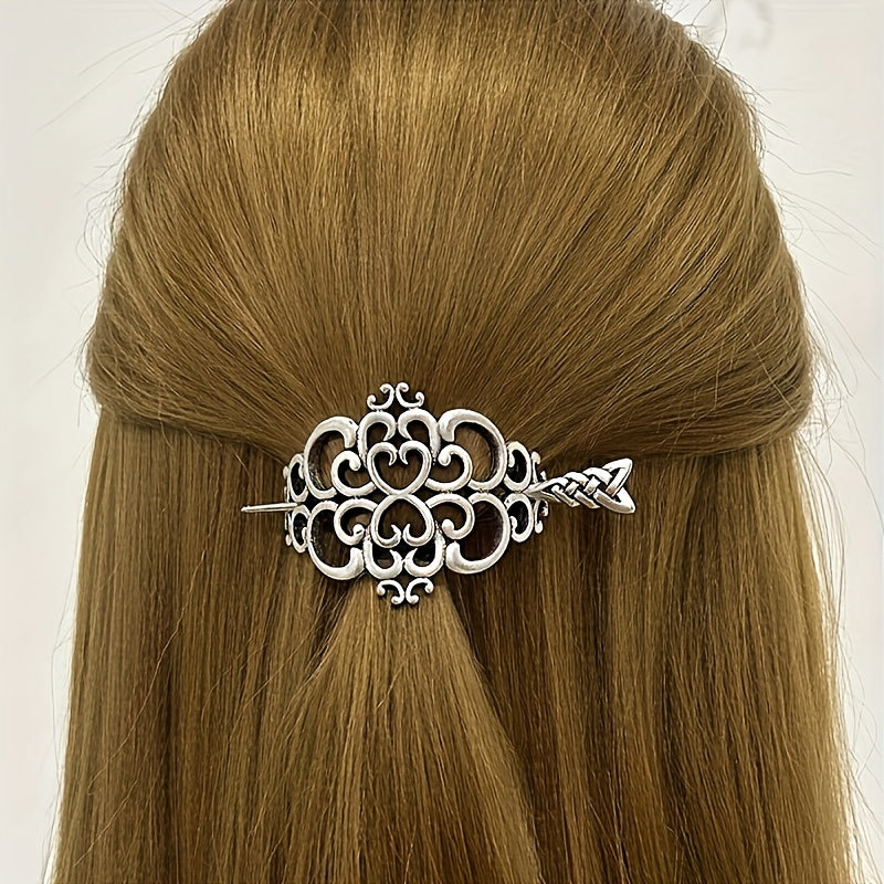 Lot de 7 pinces à cheveux Viking arbre de vie celtique – Accessoires de coiffure vintage style nordique bohème pour femmes et filles, cadeau bijoux