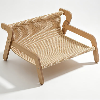Grand hamac-lounge griffoir en sisal pour chats d'intérieur – Chaise griffoir pour chat, tapis à griffer et poteau en sisal, mobilier pour chat, lounge griffoir multifonction pour grands chats