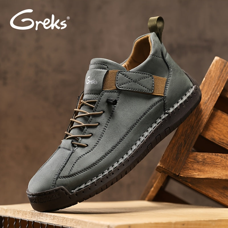 Bottines sans lacets pour hommes, mocassins mi-hauts légers, semelle amortissante antidérapante pour la marche, la conduite, le bureau décontracté, semi-formel, printemps, automne, UE 34,5-48