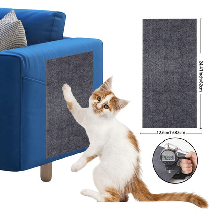 Protecteurs de meubles anti-griffes pour chat auto-adhésifs - Protections découpables pour canapé et mur, dispositifs de dissuasion durables contre les griffades de chat pour canapé, chaise, cadre de porte