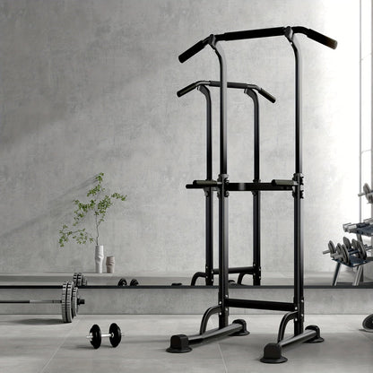 Station de musculation avec barre de traction, 10 hauteurs réglables, capacité de 150 kg, entraînement complet du corps pour salle de sport à domicile – Rose Noir Rouge Jaune Bleu Orange Vert