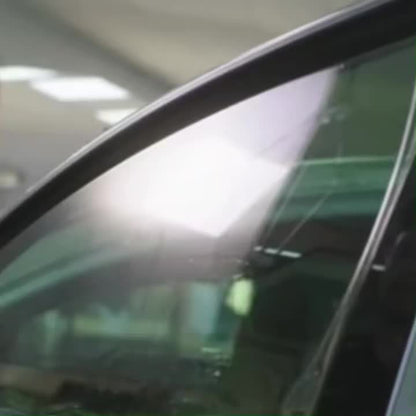 Film de teinte pour vitre de voiture en dégradé, 50 x 300 cm – Film pour vitrage PET bicolore résistant à la chaleur et bloquant les UV pour extérieur de véhicule, facile à poser (autocollant), plusieurs dégradés de couleurs disponibles