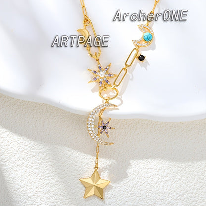 Parure collier multi-rangs et boucles d'oreilles en argent sterling 925 fait main avec perles et breloque cœur pour femme – Bijou pierre de naissance de décembre, cadeau élégant pour le quotidien et les mariages avec boîte cadeau offerte