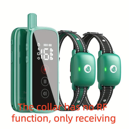 Collier de dressage pour chien avec télécommande, 3 modes de dressage : bip, vibration et stimulation électrostatique, collier électronique pour chiens de taille moyenne et grande, fonction de réception à distance avec icône intelligente