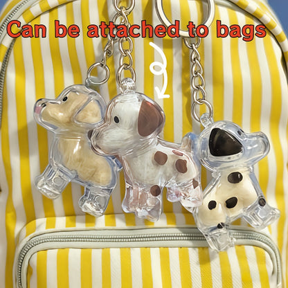 Pet Fur Keepsake Storage Box Set of 6 – Transparent Dog & Cat Hair Collection Cases with Whimsical Embellished Design, Decorative Hair Organizer & Memorial Keepsake Gift for Pet Owners