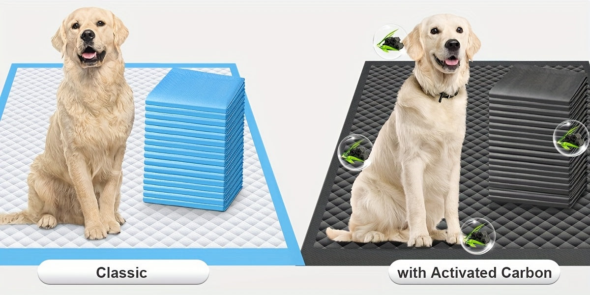 Alèses pour chiens XXXXL extra larges, 8 couches, super absorbantes, étanches et jetables pour le dressage des chiots – Paquet de 40/60/80/120 – Pour chiens, chats, lapins et usage post-opératoire – Velora