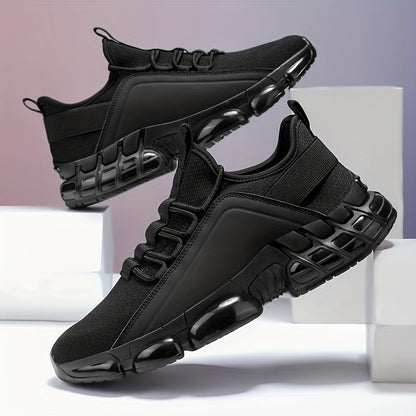 Baskets légères et respirantes pour hommes, semelle en PVC, chaussures de sport décontractées basses à lacets, bleu et noir, tailles US 6,5-12,5, usage quotidien, course à pied, entraînement, chaussures de sport