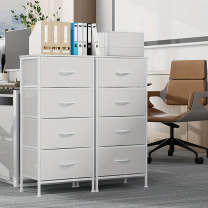 Meuble à tiroirs avec cadre en métal et dessus en bois massif – Organisateur de rangement pour bureau à domicile, 2 à 10 tiroirs, assemblage requis – Blanc, gris, noir, brun rustique – Caisson de rangement pour chambre, salon et bureau