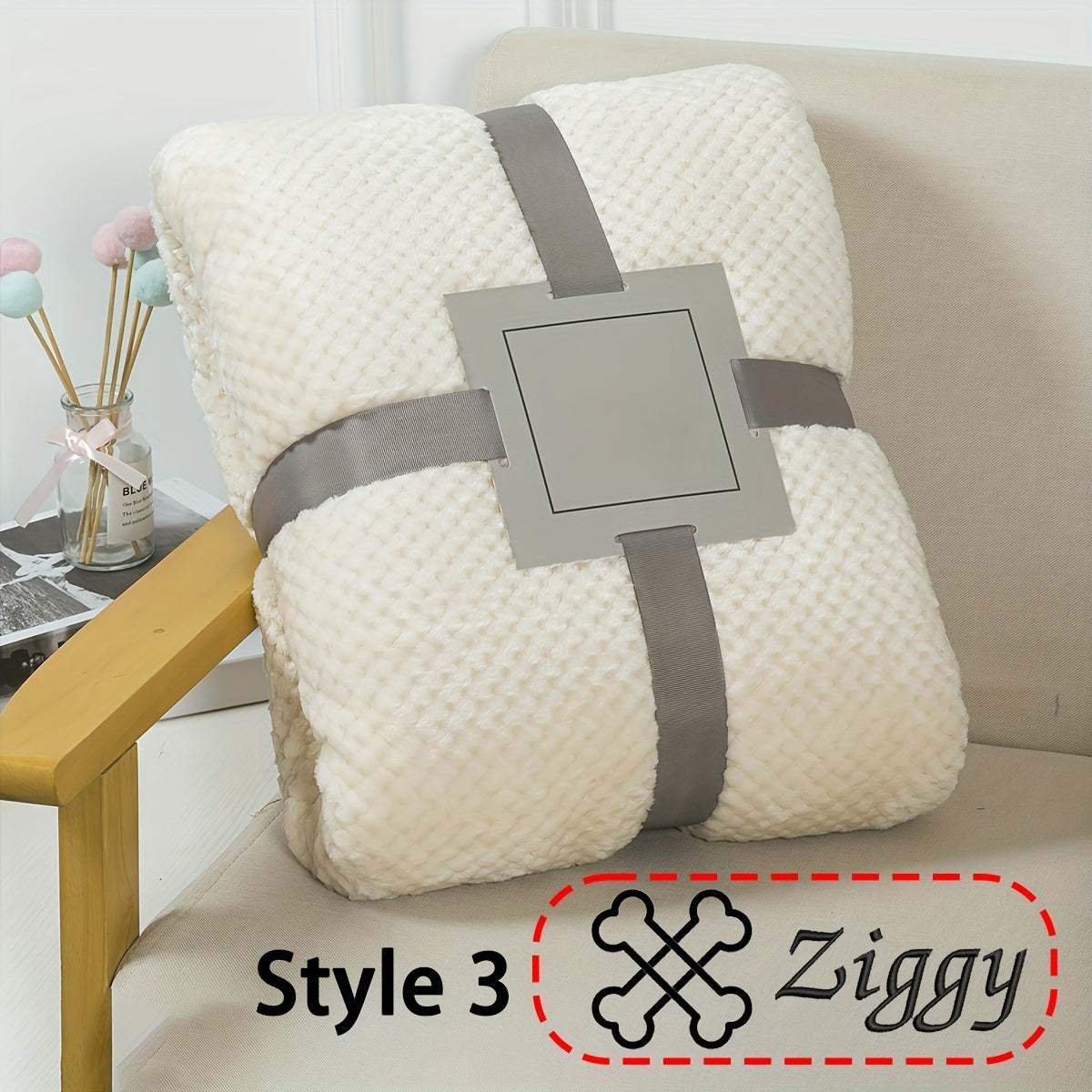 Couverture pour animaux de compagnie brodée personnalisée – Plaid personnalisé avec nom ou initiales, couverture douillette et douce pour petits chiens et chats, cadeau de décoration chaleureux pour panier d'animal
