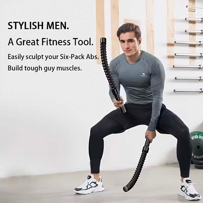 Lot de 2 cordes de combat sans corde – Cordes d'exercice lestées portables sans fil pour entraînement HIIT à domicile, cardio, corps complet, bras, épaules, abdominaux et jambes pour adultes et débutants