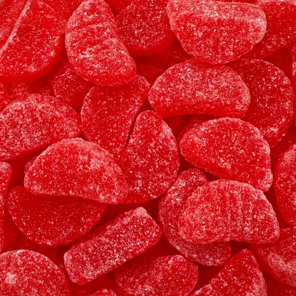 Sachets de 900 g de bonbons gélifiés à la cerise – Bonbons tendres à la cerise saupoudrés de sucre, environ 90 pièces, parfaits pour les buffets de bonbons, les fêtes, les célébrations de fin d'année et les cadeaux