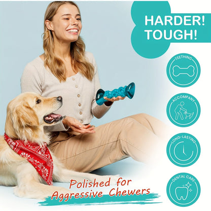 Jouet à mâcher durable en nylon pour chien, anti-anxiété, anti-ennui, jouet indestructible pour petits, moyens et grands chiens, mâcheurs agressifs, tailles standard et grande, occupe les chiens, soulage le stress