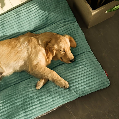 Lit orthopédique pour chien 2XL pour grandes races – Housse lavable et amovible, rembourrage en fibres de polyester, base antidérapante, tapis de repos tout confort pour grands chiens toutes saisons