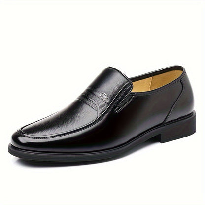 Chaussures habillées Oxford pour hommes, mocassins business à enfiler, chaussures élégantes en cuir de haute qualité, grandes tailles US 7-13, noir