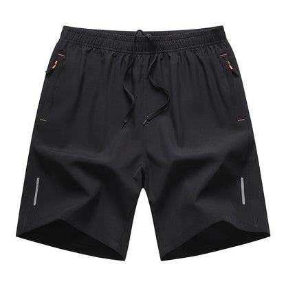 Lot de 4 shorts de sport pour homme, séchage rapide, légers et respirants, poches zippées, taille à cordon, coupe ample pour la course, la salle de sport, le vélo, le basket-ball, le tennis, les sports de plein air et la plage - Couleurs variées S-XXXL