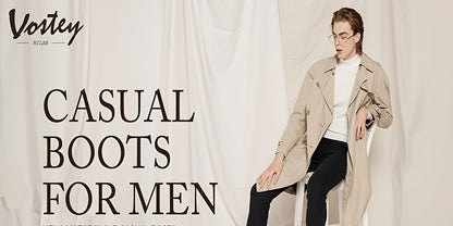 Bottes Chukka de moto pour homme – Bottines de ville en cuir véritable à lacets et fermeture éclair avec semelle antidérapante, bout renforcé, semelle intérieure rembourrée respirante, noir et marron | Velora