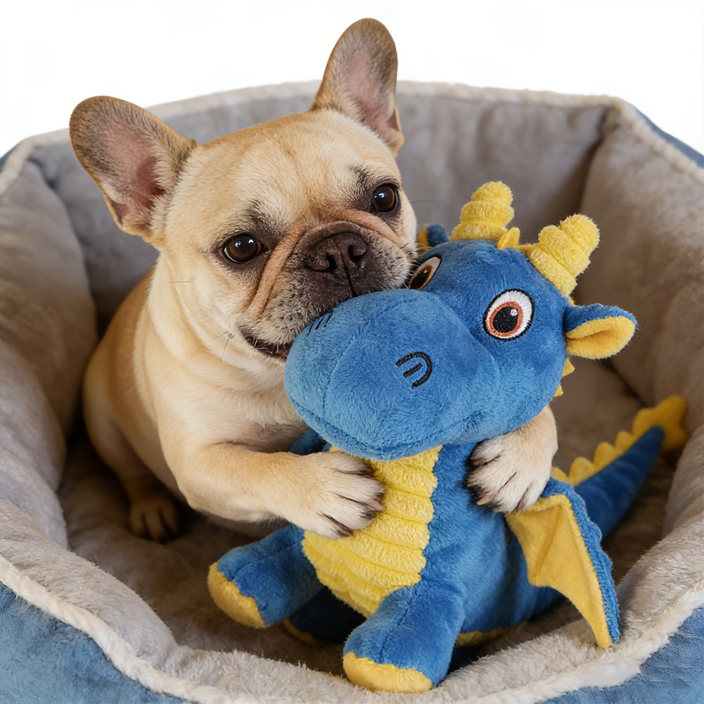 Jouet en peluche sonore à mâcher pour chiens et chats – Jouet rembourré doux, résistant aux morsures et ne perdant pas ses poils, jouet couineur sûr, non toxique et lavable pour occuper les chiots et les chatons
