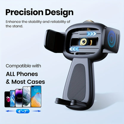 Support téléphone voiture – Fixation tableau de bord et pare-brise rotative à 360° améliorée, support universel mains libres compatible iPhone 15 14 13, Samsung Galaxy, téléphones Android | Velora