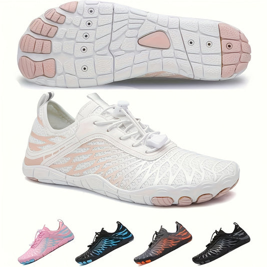 Women's Barefoot Hiking Shoes – Lightweight Breathable Outdoor Sports Shoes for Trail, Beach & Everyday Wear, Fashionable Minimalist Design, Non-Slip Sole, Available in Multiple Colors, Sizes US 6-11