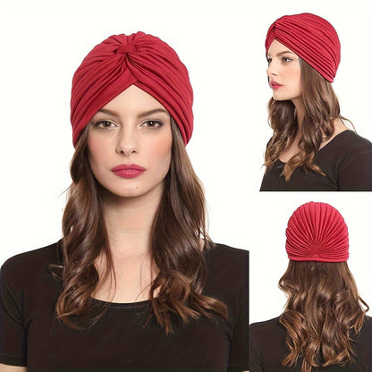 Lot de 15 turbans bohèmes pour femmes – Foulards plissés pré-noués, bandeaux torsadés multicolores et bonnets, bandeaux ultra-doux et respirants pour chimio, perte de cheveux et style quotidien