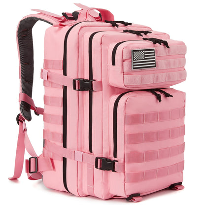 Sac à dos tactique 45 L pour hommes et femmes – Sac de randonnée, camping et voyage grande capacité, sac d'évacuation 3 jours pour le fitness et l'aventure en plein air, 13 coloris disponibles