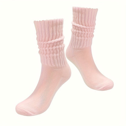 Lot de 36 paires de chaussettes hautes pour femme, respirantes, à séchage rapide et évacuation de l'humidité, en polyester avec semelle rembourrée douce, couleurs pastel et vives pour le bureau ou les fêtes – Coffret cadeau mignon pour toutes les saisons