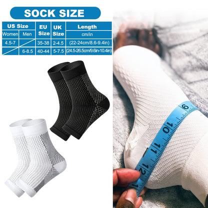 3 paires de chaussettes de compression à bout ouvert pour hommes et femmes, chevillères respirantes pour la course, la randonnée, le cyclisme et le quotidien, S-XL