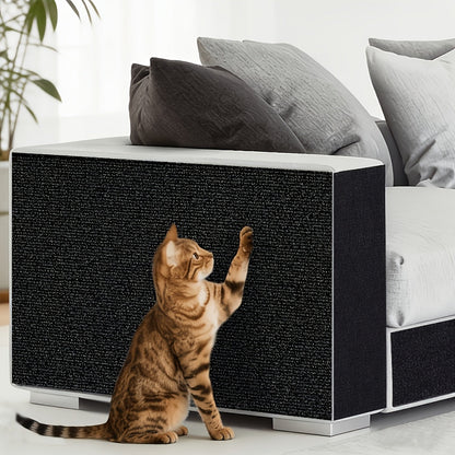 Self-Adhesive Cat Scratching Pads 2 Rolls 23.62x11.81" - Thickened Anti-Scratch Mat Peel & Stick - Multiple Colors Cuttable Cat Scratch Protector for Sofa Furniture Living Room - Easy Install Cat Pad