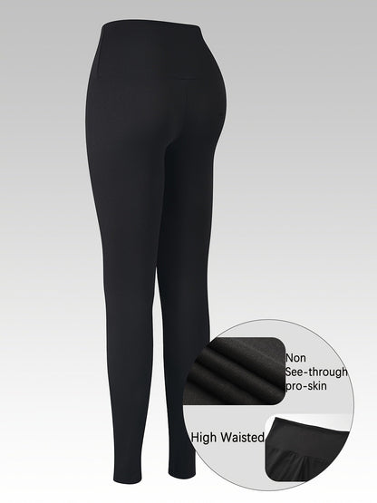 Lot de 5 leggings taille haute gainants pour femme – Pantalons de yoga et de sport ultra-doux, extensibles dans les 4 sens, opaques, pleine longueur, tailles S-XXL, confort toutes saisons pour la salle de sport, le yoga et le quotidien