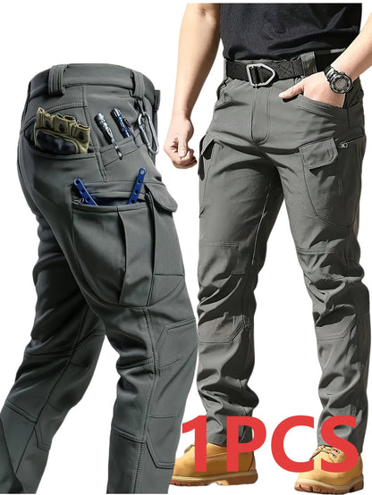 Pantalon cargo tactique léger à séchage rapide pour homme – Pantalon de randonnée respirant multi-poches avec ceinture, coupe décontractée pour travail en extérieur, toutes saisons, résistant à l'usure – M à XXXL, Noir / Gris / Kaki