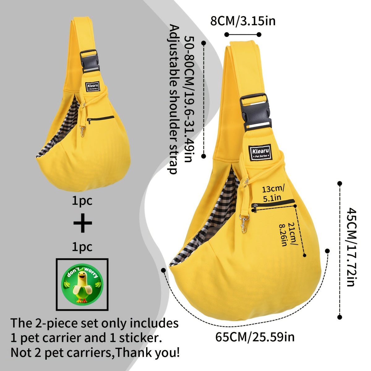 Sac de transport bandoulière et sac à dos pour petits et moyens chiens et chats - Transporteur pliable pour voyages en extérieur, respirant, sangle réglable, jusqu'à 7,5 kg, 12 couleurs, ensemble d'autocollants en bonus en option