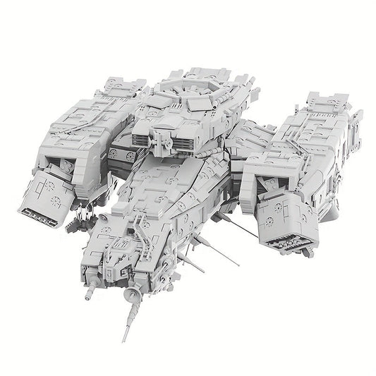 9233 Pcs Warship Spaceship Building Blocks Model Kit for Adults – Massive 75cm Large Scale Construction Set, 500+ Page PDF Instructions, Expert STEM Challenge Building Toy, Ultimate Collector Gift