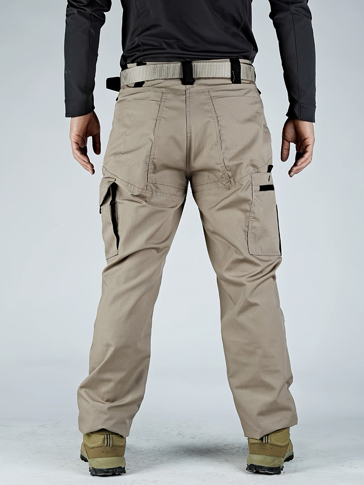 Pantalon cargo tactique pour homme, séchage rapide, léger, multi-poches, pour randonnée, plein air, travail, S-XXXL, noir, gris, vert, marron, coupe droite, pantalon utilitaire