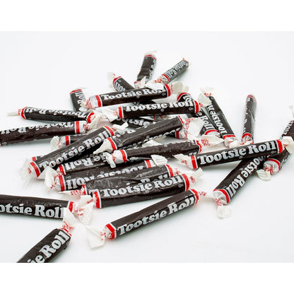 Tootsie Rolls en vrac, friandises chocolatées à mâcher – Snacks classiques emballés individuellement, sans arachides ni gluten, parfaits pour Halloween, les bols à bonbons au bureau, les fêtes et les cadeaux