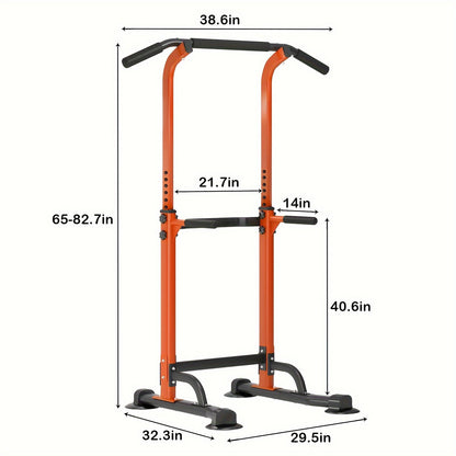 Station de musculation avec barre de traction, 10 hauteurs réglables, capacité de 150 kg, entraînement complet du corps pour salle de sport à domicile – Rose Noir Rouge Jaune Bleu Orange Vert
