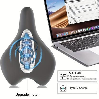 Coussin stimulateur électrique EMS pour le renforcement du plancher pelvien - Appareil d'exercices de Kegel pour la rééducation et la remise en forme à domicile pour hommes et femmes