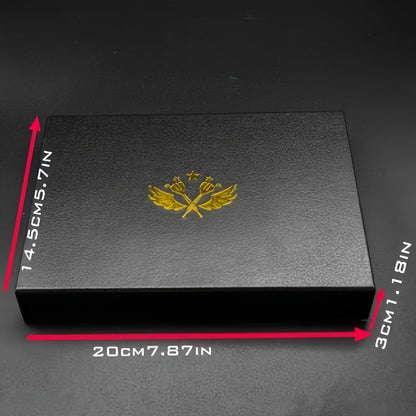 Ensemble de fléchettes à pointe en acier avec ailettes tête de mort – Coffret cadeau deluxe, pointe en fer et tige en alliage d'aluminium, tailles multiples – pour divertissement en club, compétitions sportives et parties de fléchettes décontractées