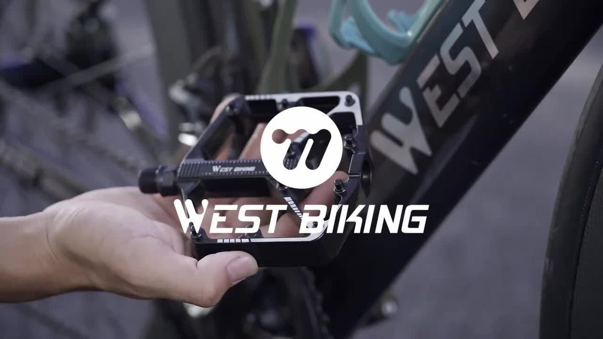 Pédales de vélo en alliage d'aluminium à 3 roulements, antidérapantes et légères, avec douille hexagonale pour VTT et vélos de route – Installation facile, accessoires de cyclisme durables multicolores, 1 paire