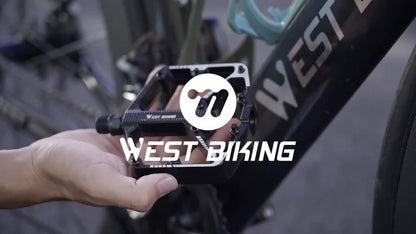 Pédales de vélo en alliage d'aluminium à 3 roulements, antidérapantes et légères, avec douille hexagonale pour VTT et vélos de route – Installation facile, accessoires de cyclisme durables multicolores, 1 paire
