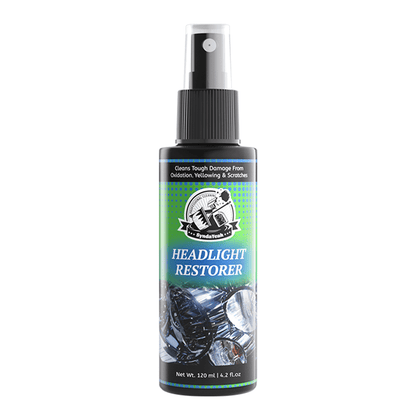 Headlight Restoration Liquid 4.06oz – No Polishing Required, Instantly Clears Cloudy & Yellowed Lenses, Quick DIY Headlight Repair Solution, Enhances Visibility & Brightness, Universal Fit for All Car Models, Headlight Cleaner & Refurbishment Fluid