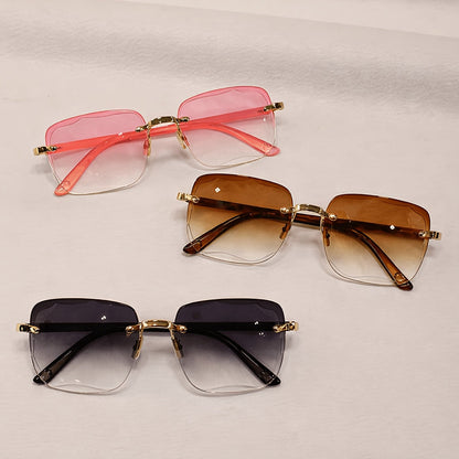 Lot de 3 lunettes photochromiques pour hommes et femmes - Verres à teinte variable auto-ajustables, monture carrée sans cadre, protection UV400, résistantes aux rayures, pour la conduite, la lecture et l'usage quotidien