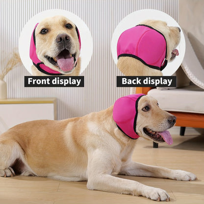 Dog Ear Muffs for Noise Reduction – 2-Pack Adjustable Anti-Anxiety Dog Headgear, Soundproof Ear Protection for Small to Medium Dogs, Calming Gear for Thunderstorms, Fireworks & Loud Environments, S/M/L