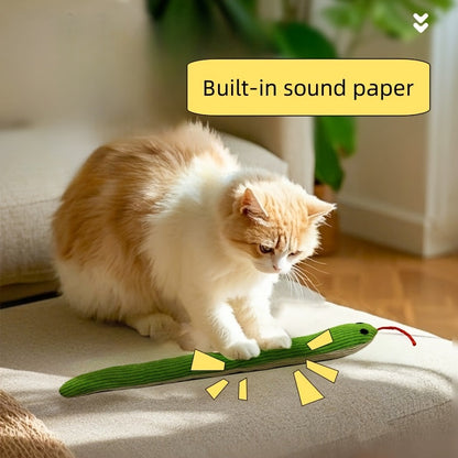 Jouet serpent froissant pour chat - Jouet d'exercice interactif pour chaton de 42 cm avec bruit de papier froissé, convient à toutes les races, parfait pour l'enrichissement et l'anti-ennui en intérieur