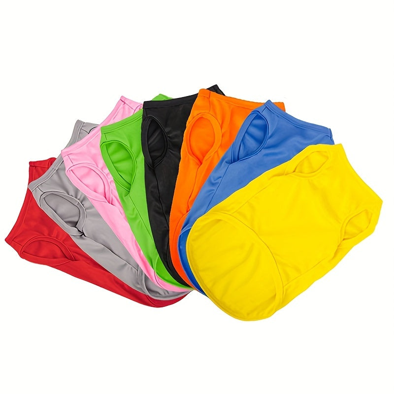 T-shirts pour petits chiens - Pull doux et coloré pour chiot, vêtements pour animaux légers et respirants pour chiens mâles et femelles, tenue décontractée pour chien pour temps chaud