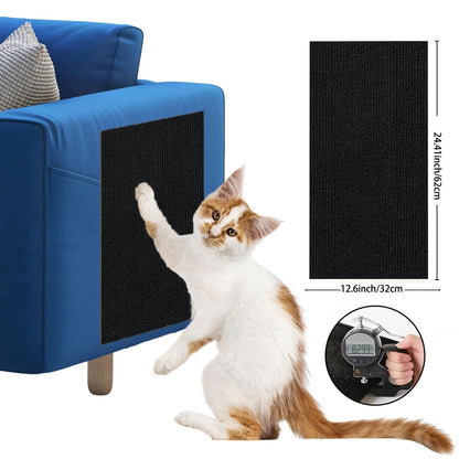 Protecteurs de meubles anti-griffes pour chat auto-adhésifs - Protections découpables pour canapé et mur, dispositifs de dissuasion durables contre les griffades de chat pour canapé, chaise, cadre de porte