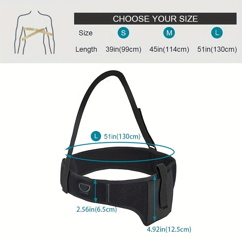 Étui de ceinture ventrale pour port dissimulé universel ambidextre compatible 9mm Glock série G, Sig P365, LCP, LC9 – Étui de pistolet de taille réglable à tir rapide en polyester pour hommes et femmes, tailles S M L